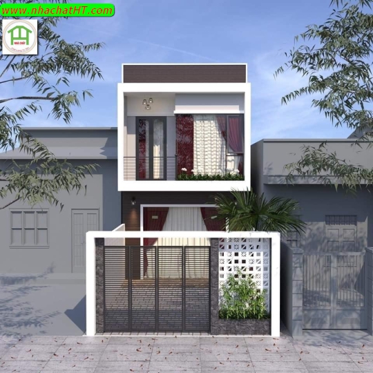 Mẫu lô phố 2 tầng - Nhà chất HT