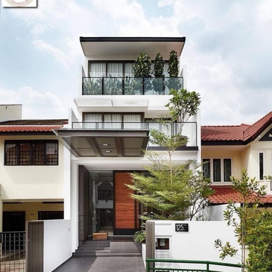 Mẫu cấp 4 lô phố - Nhà Chất HT