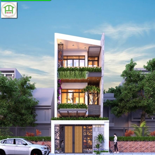 Mẫu lô phố 3 tầng - Nhà Chất HT