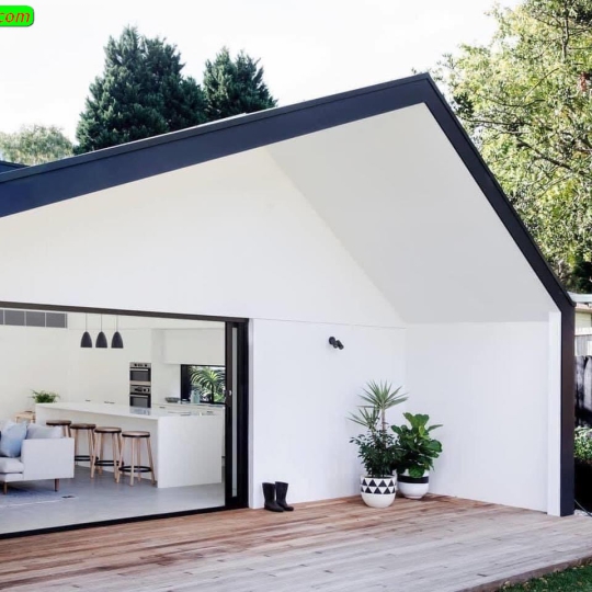 Mẫu cấp 4 sân vườn - Nhà Chất HT