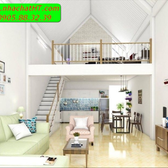 Mẫu nội thất phòng khách - Nhà Chất HT