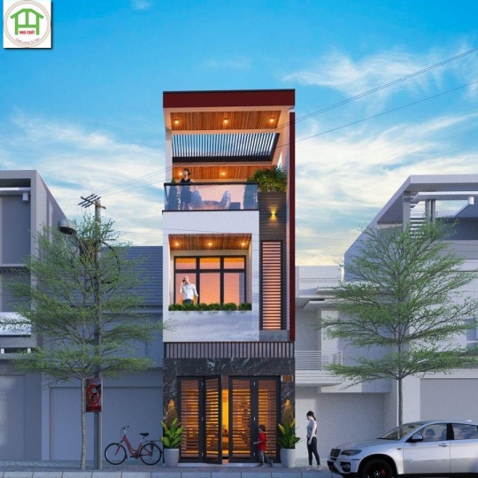 Mẫu lô phố 3 tầng - Nhà Chất HT