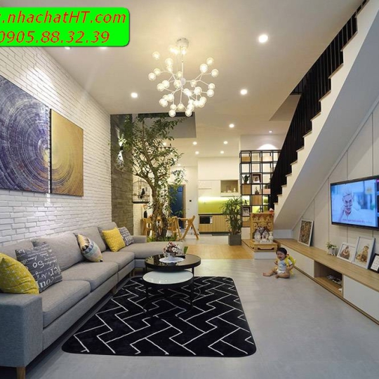 Mẫu nội thất phòng khách - Nhà Chất HT