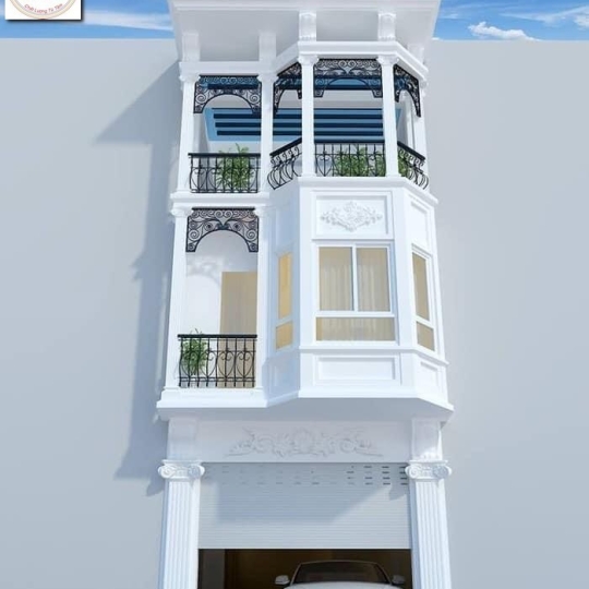 Mẫu lô phố 4 tầng - Nhà Chất HT