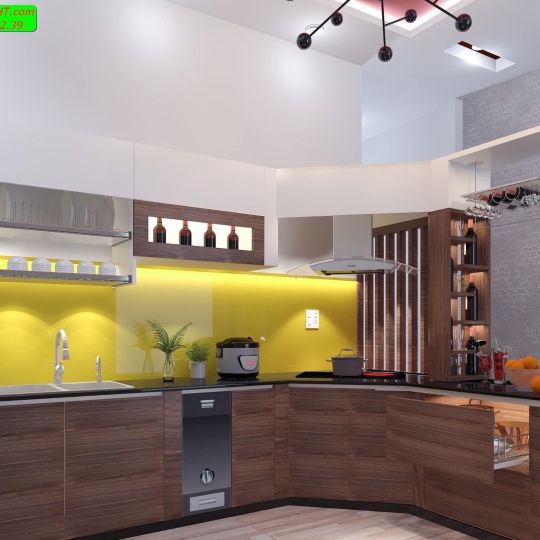 Mẫu nội thất nhà bếp - Nhà Chất HT
