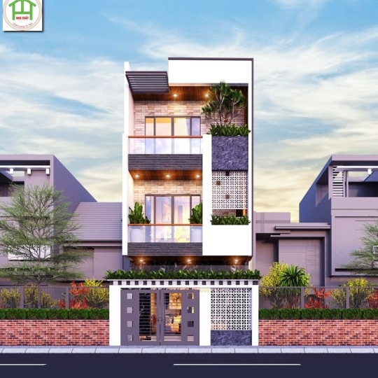 Mẫu lô phố 3 tầng - Nhà Chất HT
