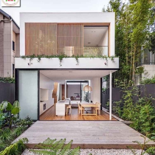 Mẫu lô phố 2 tầng - Nhà chất HT