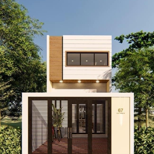 Mẫu lô phố 2 tầng - Nhà chất HT