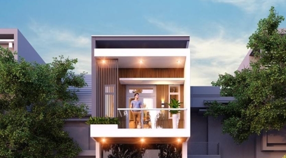 Mẫu lô phố 2 tầng - Nhà chất HT